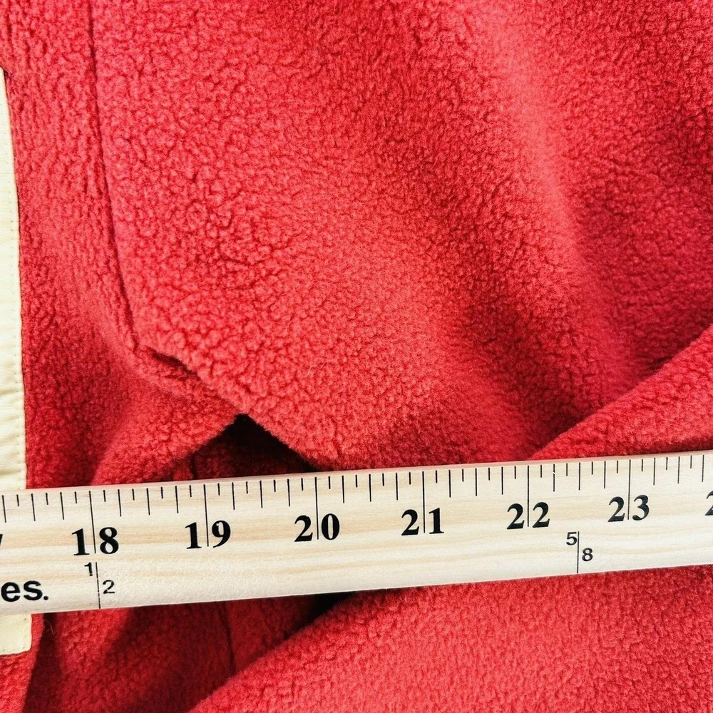 Patagonia Synchilla Fleece Jacket Kids XXL 18 Red Excellent Colorblock Zip 63520
